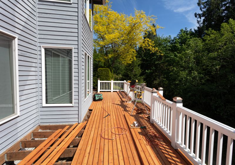 Finished Wooden Deck